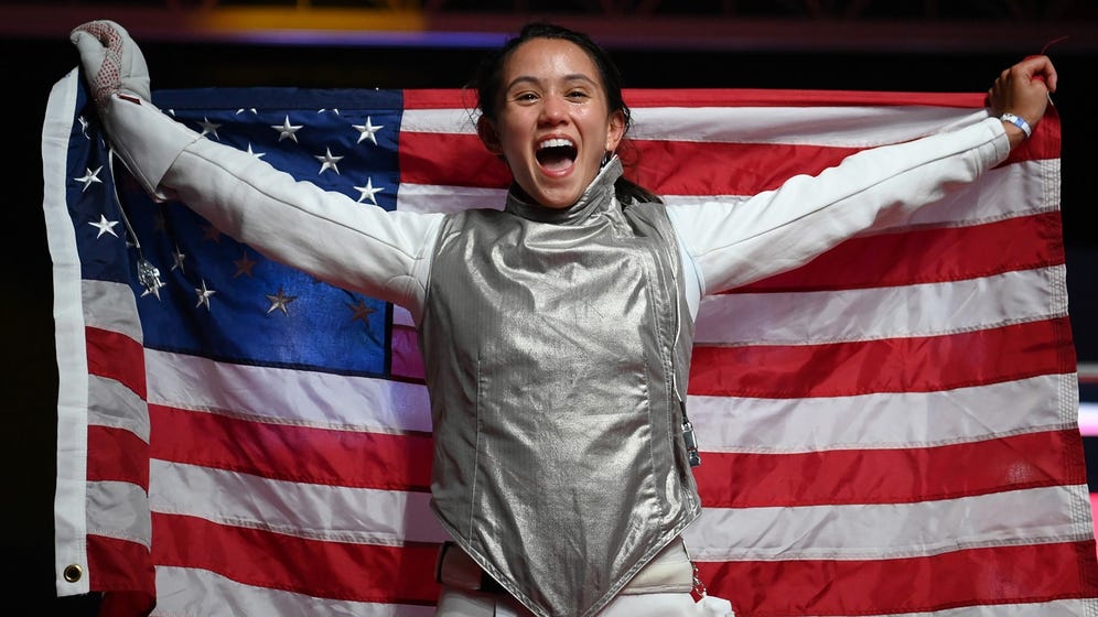 Yazı görseli: Lee Kiefer – Olimpik Eskrimciler